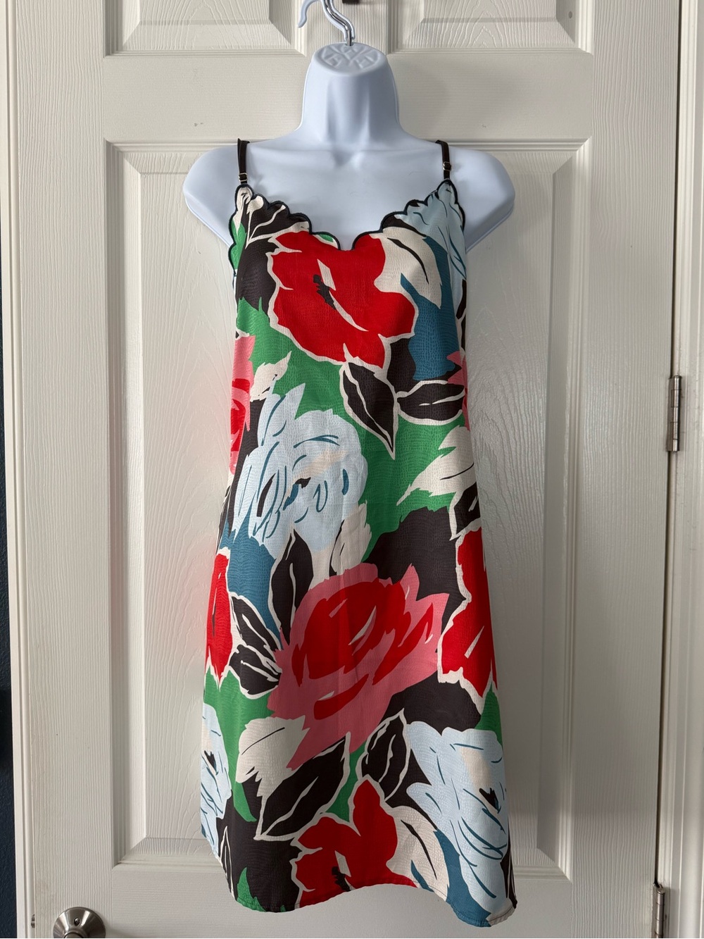 NWT B by Ted Baker Juxtapose Rose Satin Chemise - Size UK 12 / US 8/Medium